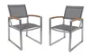 Two outdoor chairs are shown against a white background. Produktbild-Vorschau