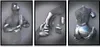 3D Wanddecoratie, metalen sculptuur, romantisch paar, 3 Productafbeelding-voorbeeld 1
