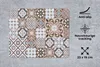 MuchoWow® Mauspad Mousepad Muster - Vintage - Braun - Produktbild-Vorschau 2