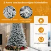 COSTWAY 240cm Künstlicher Weihnachtsbaum mit Schnee， Produktbild-Vorschau 4