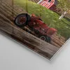 Bilder auf glas - Morgen Bauernhof Feld Plantage - 70x50cm Produktbild-Vorschau 5
