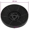 vidaXL Filtre à charbon pour hottes d'aspiration 2 pcs. Voir les images du produit 4
