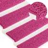 vidaXL Rohožky 15 kusov 65x21x4 cm Ružová Obdĺžnikový okraj Náhľad obrázku produktu 2