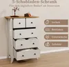 Komoda COSTWAY do sypialni, komoda gospodarcza o wysokości Podgląd zdjęcia produktu 7