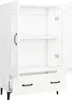An open white highboard with shelves and drawers, shown against a white background. Náhled obrázku produktu
