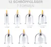 Schröpfglas-Set mit Vakuumpumpe, 14-tlg. Produktbild-Vorschau 2