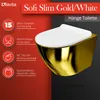 LAVITA Wand-WC Sofi Slim Gold/White | HŠnge Toilette | Produktbild-Vorschau 2
