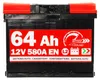Batteria Auto Speed L264 12V 64Ah 580A Anteprima dell’immagine prodotto 2