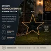Luca Lighting LED záhradná zástrčka neónová hviezda 102 cm Náhľad obrázku produktu 3