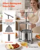 VEVOR Manuelle Beerenpresse 6 L aus Edelstahl Produktbild-Vorschau 3
