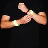 Reflexní páska na běhání na kole suchý zip 4cm oranžová Náhled obrázku produktu 7
