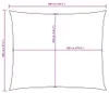 vidaXL Tkanina Sun Sail Oxford prostokątna 4x6 m brązowa Podgląd zdjęcia produktu 7