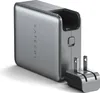 A Satechi USB-C 4-port GaN travel charger with a detachable plug is shown against a white background. Náhled obrázku produktu