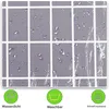 Duschvorhang 90x200 cm – wasserdicht & faltbar, Sichtschutz Produktbild-Vorschau 4