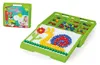 Lena Mosaiksteckspiel, Mittel, Blau-Gelb-Grün-Rot Produktbild-Vorschau 1