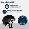 HUDORA Skaterhelm LED, schwarz Größe L Produktbild-Vorschau 2