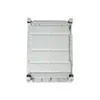 A top-down view of a gray electrical enclosure on a white background. Anteprima dell’immagine prodotto