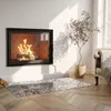 Glasbodenplatte für 125x50 cm – Kaminofen – Kaminplatte Produktbild-Vorschau 3