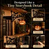Boekenrek lampen set van 3 – Vintage LED boekensteunen met Productafbeelding-voorbeeld 2
