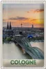 Blechschild Reise 20x30cm Köln Deutschland Stadttrip Dom Produktbild-Vorschau 1