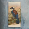 Leinwand Uhr Küche Wohnzimmer Bild 30x60 Vögel Wild Tiere Produktbild-Vorschau 2
