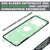 Samsung Galaxy S8 G950F Akkudeckel Klebefolie Kleber Produktbild-Vorschau 2