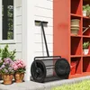 Outsunny Kompoststreuer 75L 61x40cm Düngerstreuer Rasen Produktbild-Vorschau 8