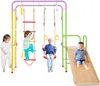 COSTWAY Klettergerüst, 8 in 1 Kletterwand, Affenstangen, Produktbild-Vorschau 1