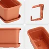 KADAX Skrzynka Balkonowa Doniczka 60cm z Uchwytami Podgląd zdjęcia produktu 5
