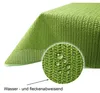 Garten Tischdecke Outdoor PVC rechteckig 130x220 cm Grün Produktbild-Vorschau 5