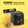 9L XL Heißluftfritteuse Airfryer mit Sichtfenster & Produktbild-Vorschau 3