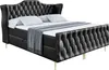 ALTDECOR Boxspringbett mit Gold Füßen, Matratze und Produktbild-Vorschau 2