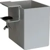 Boite de rangement en métal blanc avec pince de serrage Voir les images du produit 3