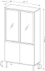 GrainGold Vitrinenschrank Loara - Vitrine mit Türen  - Produktbild-Vorschau 7
