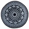 Tapis de jardin réversible rond - D 180 x 0,8 cm - Motifs Voir les images du produit 3