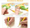 20 Stück Bleistift Grips Kinder, Kinder Bleistifthalter Produktbild-Vorschau 4