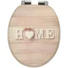 WC Sitz HOME Beige Toilettensitz Softclose MDF WC Brille Produktbild-Vorschau 2