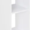 Bartisch Weiß und Anthrazitgrau 60x60x110 cm Produktbild-Vorschau 5