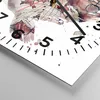 Wanduhr - Quadrat - Glasuhr - Vogel Abstraktion - 30x30cm - Produktbild-Vorschau 5