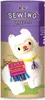 The image shows the packaging for a sewing kit shaped like a llama. Náhled obrázku produktu