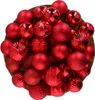 Giftsome 60 Weihnachtskugeln Set - Christbaumkugeln Rot - Produktbild-Vorschau 1