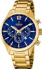Festina Herren Uhr Elegant Edelstahl Armbanduhr gold Produktbild-Vorschau 1