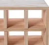 KADAX Weinregal aus Holz, 52 x 25.5 x 52 cm, Natürlich,  1 Produktbild-Vorschau 6