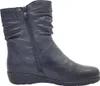 A black leather boot shown from the side against a white background. Anteprima dell’immagine prodotto