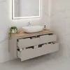 RODAN | Mobile Sotto Lavabo - Beige e Marrone - 120 cm - Anteprima dell’immagine prodotto 3
