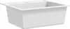 vidaXL Évier en granit simple bassin blanc Voir les images du produit 3