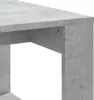 A close-up view of a concrete-look table corner with a visible screw. Podgląd zdjęcia produktu