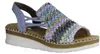 Rieker Damen Sandalette Blau/Bunt Voir les images du produit 41