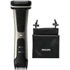 A Philips body groomer and its storage pouch are displayed on a white background. Podgląd zdjęcia produktu