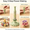 Modular Clay Bloom Maker Blumenstrauß Presform Set Grün 9 Produktbild-Vorschau 6